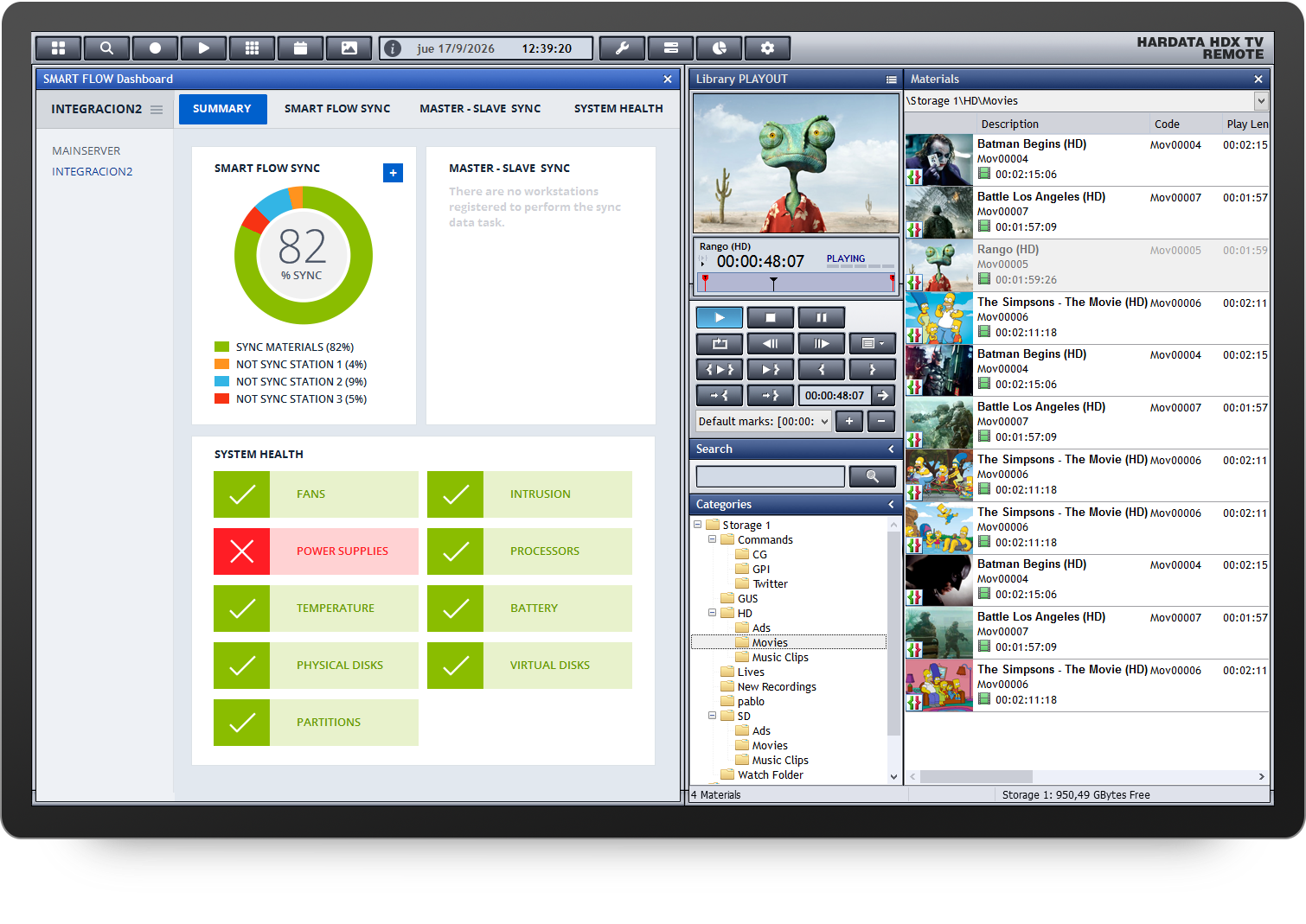 HARDATA HDX TV REMOTE